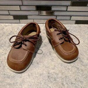 Baby Boy Brown Dress Shoes Size 4
